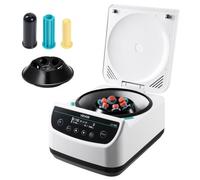 VEVOR Centrifugeuse électrique 100-2100 x g RCF, machine centrifuge laboratoire avec 1 rotor pour tubes de 2/5/10/15/50 ml, faible vitesse 500-4000 tr/min avec minuterie, pour diverses expériences