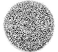 VEVOR Chaîne à maillons – Acier carbone galvanisé 5,1 mm × 76,2 m – 498 kg, 2 connecteurs rapides