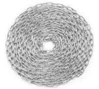 VEVOR Chaîne à Maillons en Acier au Carbone Galvanisée 3,5 mm x 10,05 m 158 kg