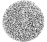 Chaîne à Maillons en Acier 0,51cm×30,48m Capacité 498kg 2 Connecteurs Rapides