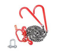 VEVOR Chaîne de Remorquage à Crochets J, Capacité de Charge 7074 kg, Chaine Bride V de Remorque G80 avec Crochet de Préhension, 10 mm x 90 cm, pour Dépannage, Transport, Dépanneuse, Camion à Plateau