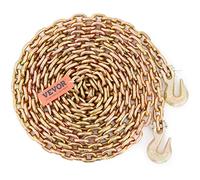 VEVOR Chaîne de transport G80, chaîne de remorquage avec crochets, charge de 2222 kg , 8 mm x 6,1 m