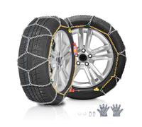 VEVOR Chaînes à Neige en Acier Allié au Manganèse pour Pneus Voitures 2PCs