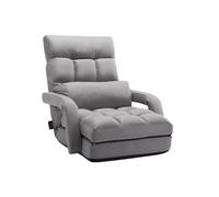 VEVOR Chaise de sol pliante à 5 positions réglables et accoudoirs pour salon