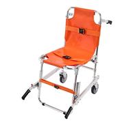 VEVOR Chaise d'Évacuation d'Escalier 158 kg Chaise Portoir d'Ambulance avec 2 Roues Fauteuil Roulant de Transfert Médical Transport Urgence Portable Pliable pour Personnes Âgées, Handicapées, Pompier