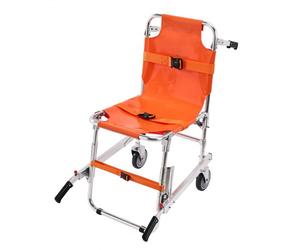 VEVOR Chaise d'Évacuation d'Escalier 158 kg Chaise Portoir d'Ambulance avec 2 Roues Fauteuil Roulant de Transfert Médical Transport Urgence Portable Pliable pour Personnes Âgées, Handicapées, Pompier