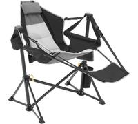 VEVOR Chaise Hamac de Camping Pliante Capacité de Charge 136kg avec Repose-pieds