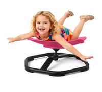 VEVOR Chaise Pivotante pour Enfants Capacité 100 kg, Chaise Tournante Sensorielle, Siège Rotatif à Motif Éléphant avec Base Antidérapante, Favorisant la Coordination, l'Équilibre et la Concentration