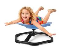 VEVOR Chaise Pivotante pour Enfants Capacité 100 kg, Chaise Tournante Sensorielle, Siège Rotatif à Motif Éléphant, Base Antidérapante, Favorisant la Coordination, l'Équilibre et la Concentration