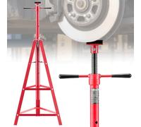 VEVOR Chandelle Haute 2 t, Support de Fosse et de sous Pont à Hauteur Réglable 120-215 cm, pour Entretien Voiture Sécurité Stabilisation Atelier, Chandelle de Levage en Acier au Carbone Robuste
