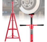 VEVOR Chandelle Haute 2 t, Support de Fosse et de sous Pont à Hauteur Réglable 120-215 cm, pour Entretien Voiture Sécurité Stabilisation Atelier, Chandelle de Levage en Acier au Carbone Robuste