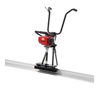 VEVOR Chape électrique pour béton à gaz, 3370 mm, kit flotteur barre à bord droit aluminium, haute efficacité 6500 tr/min, finition ciment 4 temps avec poignées réglables en hauteur, outil pour béton