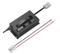 VEVOR Chargeur Batterie Lithium LiFePO4 Intelligent 24 V 20 A 29,2 V CA CC avec Connecteur Anderson, Indicateur LED, Activation 0 V, Chargeur pour Batteries Décharge Profonde pour Bateaux Camping-cars