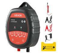 VEVOR Chargeur Clôture Électrique Électrificateur CA CC 1 J 10 kV Portée 1-3 km