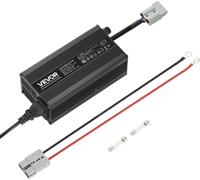 VEVOR Chargeur de batterie 12 V 20 A, 14,6 V, tension de charge DC, avec connexion Anderson, affichage LED, activation 0 V, pour batteries lithium LiFePO4 Deep Cycle de bateaux, camping-cars
