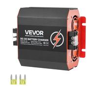 VEVOR Chargeur de batterie 12 V 20 A CC vers DC, 250 W, chargeur de batterie intégré pour batteries au plomb, lithium, AGM, gel et inondées, charge intelligente en plusieurs étapes, pour camping-cars