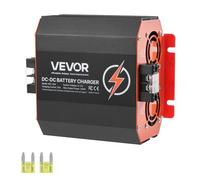 VEVOR Chargeur de batterie 12 V 20 A CC vers DC, 250 W, chargeur de batterie intégré pour batteries au plomb, lithium, AGM, gel et inondées, charge intelligente en plusieurs étapes, pour camping-cars