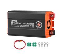 VEVOR Chargeur DC-DC 520 W 40 A Chargeur de Batterie DC-DC 12 V/24 V-12 V/24 V pour Alternateur Station Alimentation Camping-car Voiture Bateau, Compatible avec Batterie LiFePO4, Plomb-acide, AGM, GEL