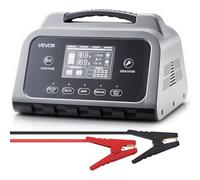 VEVOR Chargeur de Batterie Intelligent 25 A 6 V 12 V 24 V Chargeur de Batterie Voiture Lithium LiFePO4 Plomb-acide pour Auto Moto Camping-car Bateau, Maintien de Charge, Désulfatation, avec Écran LCD