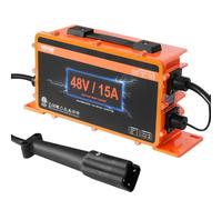 VEVOR Chargeur batterie de voiturette golf 48 V 15 A pour prise Yamaha G29 IP67