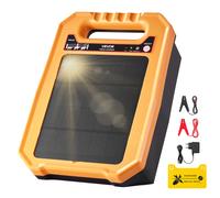 VEVOR Chargeur de Clôture Électrique Solaire Électrificateur 0,3 J Portée 1-3 km