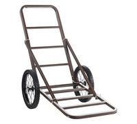 VEVOR Chariot à Gibier Charge 136 kg, Chariot Transport Pliable, Chariot de Chasse avec Grandes Roues en Caoutchouc et Poignée Ergonomique, pour Transporter Cerfs Bagages Équipements Pêche Randonnée