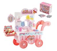 VEVOR Chariot à Glaces pour Enfants 3 Ans et Plus Jeu Imitation de Stand Glacier