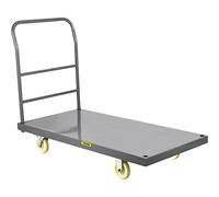 VEVOR Chariot à Plateforme 120x61 cm Chariot de Transport 907 kg, Chariot de Déménagement à Roulettes Chariots de Manutention en Acier Chariot à Plateaux pour Entrepôt Magasin Quais Restaurant Maison