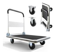 VEVOR Chariot à Plateforme Pliable Chariot Plateau 90x61 cm Charge 299,37 kg