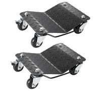 VEVOR Chariot à pneus portable 2 pièces 1400 kg Capacité de charge Chariot d'urgence pour véhicule électrique Chariot à pneus 4 roues Chariot robuste et mobile, chariot en acier Support de pneus, Conv