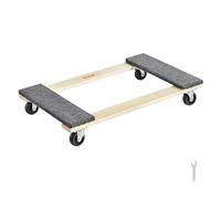 VEVOR Chariot de Déménagement Capacité de Charge 454 kg Déplace Meubles en Bois Dur 762x457,2x130 mm avec 4 roulettes Pivotantes en PP Robustes Déménageur de Manutention Portable pour Meubles Lourds