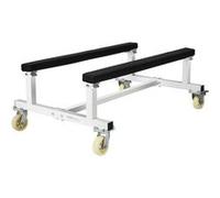 VEVOR Chariot de Jet Ski Capacité 816KG Avec 4 Roulettes et 2 Freins Couchette Fixe Noir et Argent