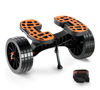 VEVOR Chariot de Kayak 145 kg Chariot Transport Canoë Détachable avec Roues Pleines 25,4 cm Largeur Ajustable Pied de Support Antidérapant pour Kayaks Canoës Planches à Pagaie Tapis Flottants Bateaux