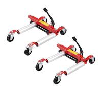 VEVOR Chariot de Manutention de Voiture Capacité 680 kg Lot de 2, Chariot Déplace Voiture Hydraulique, Roues Rotatives à 360 °, Aide à la Manœuvre Positionnement pour Véhicule Camion Remorque