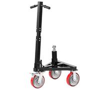 VEVOR Chariot de Remorque, Capacité Charge de Languette 1587 kg, Hauteur 460 mm 560 mm, Boule 50,8 mm, Roues Pivotantes 20 cm, Longueur Poignée Réglable, pour Déplacer Remorque de Camping-car Bateau