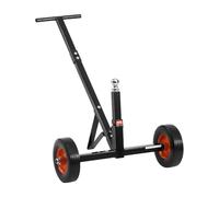 VEVOR Chariot de Remorque, Capacité de Charge de Languette 272 kg, Hauteur Réglable 42 cm et 56 cm, Boule d'Attelage 47,3 mm, Pneus Pleins 254 mm, pour Déplacer Une Remorque de Camping-Car Bateau