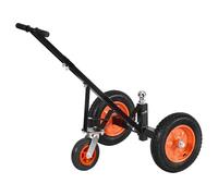 VEVOR Chariot de Remorque, Capacité de Charge de Languette 454 kg, Hauteur Réglable 425 mm 560 mm, Boule 50,8 mm, Pneus Pneumatiques 355,6 mm, Acier au Carbone, pour Déplacer Remorque de Camping-car