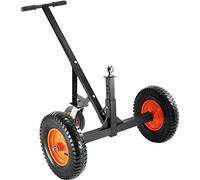 VEVOR Chariot de Remorque Charge 454 kg Chariot de Remorquage en Acier au Carbone Hauteur Réglable 48-65 cm Boule 50,8 mm Pneus 40,6 cm Roue Universelle pour Déplacer Remorque de Voitures Camping-Car