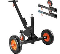 VEVOR Chariot de Remorque Charge 680,4 kg Chariot de Remorquage Ajustable 2 en 1 Hauteur Réglable 60-90 cm Boule 50,8 mm Pneus 40,6 cm Roue Universelle pour Déplacer Remorque de Voitures Camping-car