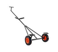 VEVOR Chariot de Remorque de Bateau, Capacité de Charge de Languette 190 kg, Pneus Pneumatiques 40 cm, en Acier au Carbone, Support Antidérapant, pour Déplacer Kayak, Bateau à Moteur et de Pêche