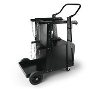 VEVOR Chariot de soudage pour poste à souder 2 niveaux capacité 120 kg armoire verrouillable