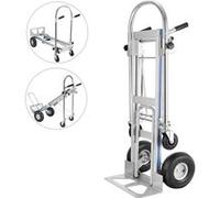 Chariot de Transport Pliable Manuel 3 en 1 en Aluminium Capacité 350kg