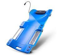 VEVOR Chariot de Visite 102cm Planche à roulettes de Mécanicien Extra-Plat | Pour Réparation Auto Garage Atelier, Lit de Mécanicien sous Voiture, En Plastique, Charge 158,8 kg, Avec Lumière LED