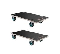 VEVOR Chariot Déplace Meubles Mobile Charge 250 kg 2PCS avec 4 Roulettes en TPR