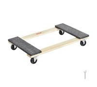 VEVOR Chariot de Déménagement Capacité de Charge 454 kg Déplace Meubles en Bois Dur 762x457,2x130 mm avec 4 Roulettes Pivotantes en PP Robustes Déménageur de Manutention Portable pour Meubles Lourds