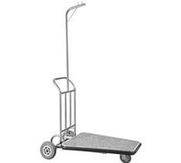 VEVOR – Chariot porte-bagages hôtel – Acier inoxydable – Capacité 362 kg – Plate-forme 3 roues