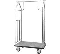 VEVOR Chariot porte-bagages hôtel Capacité 362 kg avec plate-forme pour condos hôteliers
