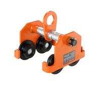 VEVOR Chariot Porte-palan Capacité de Charge 1 T Chariot à Poutre de Poussée Largeur Réglable de 63,5-203,2 mm Chariot à Palan de Garage en Acier Allié avec Roues pour Poutres en I Droite et Courbée