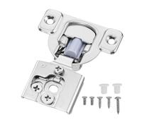 VEVOR Charnière Porte Armoire, Lot de 20, Charnières d'Armoire de Cuisine à Recouvrement Partiel, Angle d'Ouverture 105°, Fermeture Douce avec Vis de Montage, pour Maison Type Armoires avec Cadre