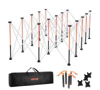 VEVOR Châssis Pliable Établi 245,5x126x73,3 cm, Support Table de Travail Charge 2724 kg, sans Assemblage, Pied d’Établi Portable avec Sac de Rangement, Plateau de Table NON Inclus, pour Garage Atelier